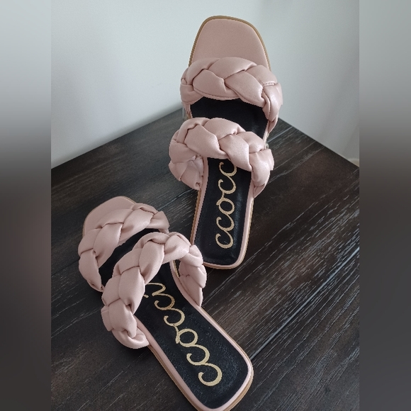 CCOCCI Marilyn Braided Sandals in Blush - Picture 2 of 6
